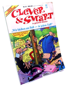 Clever & Smart in geheimer Mission Comic Album Nr. 51: Wir bleiben am Ball - in jedem Fall!